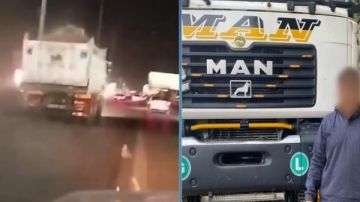 الحجارة طارت على الدائري .. ضبط سائق سيارة نقل بالقاهرة