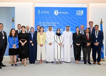  السياحة تشارك في المائدة الوزارية المستديرة لمنظمة الأمم المتحدة بالإمارات