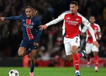 آرسنال يواجه سان جيرمان في ذهاب نصف نهائي دوري أبطال أوروبا