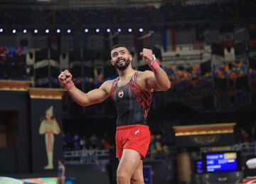 عمر العربي يحقق برونزية جهاز الحلق في بطولة كأس العالم للجمباز الفني عمر العربي يحقق برونزية جهاز الحلق في بطولة كأس العالم للجمباز الفني