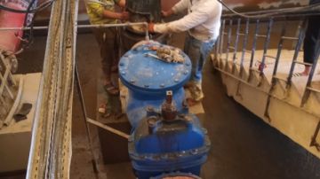 مياه القناة: الانتهاء من صيانة طلمبات محطة التوطين وغسيل خزان وادي الملاك