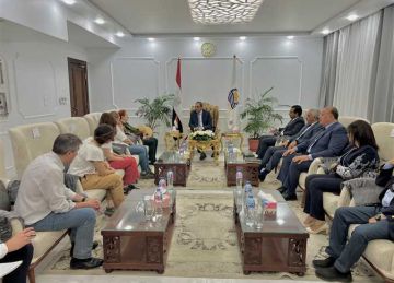 وفد أممي وإسباني في قنا لدعم المشروعات الإنتاجية وتمكين المرأة وفد أممي وإسباني في قنا لدعم المشروعات الإنتاجية وتمكين المرأة