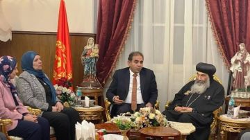 وفد جامعي لتهنئة محافظ بورسعيد ومطرانها بعيد القيامة المجيد وفد جامعي لتهنئة محافظ بورسعيد ومطرانها بعيد القيامة المجيد