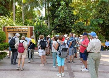 الحديقة النباتية في أسوان تستقبل 1325 زائرا مصريا وأجنبيا خلال احتفالات شم النسيم