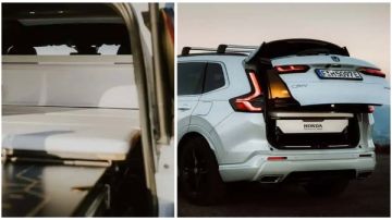 شاهد .. سيارة هوندا CR7 يمكنها التحول إلى بيت تخييم