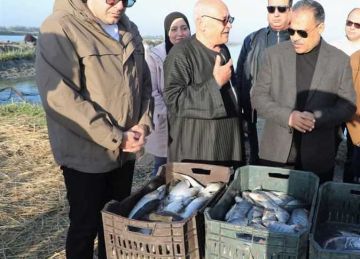 محافظ الشرقية يفتتح موسم صيد الأسماك بمزرعة العباسة في أبوحماد