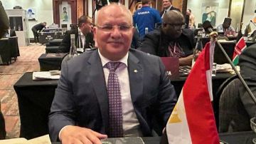 محمد محمود يفوز بمنصب السكرتير العام الأول للاتحاد الإفريقي للمصارعة