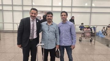 رامي المكاوي يستقبل خبير الكاراتيه السعودي يوسف حفني