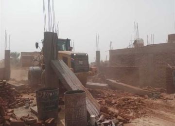 إزالة 7 حالات تعد على أراضى مملوكة للدولة خلال حملة مكبرة بقنا