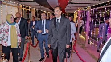 محافظ سوهاج يشهد فعاليات احتفالية العيد القومي بالمسرح الروماني