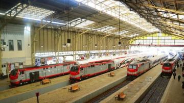 عودة قطاري تالجو بين القاهرة والإسكندرية بعد توقف مؤقت