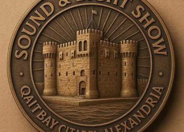 إصدار أول ميدالية تذكارية لعروض الصوت والضوء في قلعة قايتباى بالإسكندرية (صور)