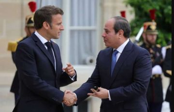 الموقع الرئاسي ينشر فيديو استقبال الرئيس السيسي نظيره الفرنسي ماكرون بقصر الاتحادية