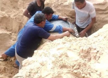 إصلاح خط المياه المغذي لمدينة بئر العبد