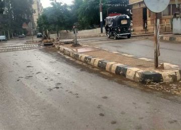 أمطار غزيرة بالقليوبية ورفع حالة الطوارئ في أنحاء المحافظة