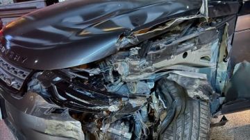 اللودر كسر عربيتها .. مطربة شهيرة تتعرض لحادث سير بالتجمع الخامس شاهد اللودر كسر عربيتها .. مطربة شهيرة تتعرض لحادث سير بالتجمع الخامس شاهد