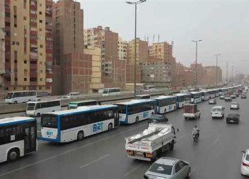 14 محطة.. النقل تشغيل 50 أتوبيسا تردديا BRT على الطريق الدائري بالمرحلة الأولى