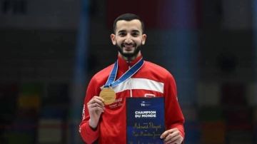 محمود السيد: فخور بذهبية بطولة العالم للسلاح.. والميدالية جاءت بعمل جماعي