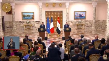 نص كلمة الرئيس السيسي في المؤتمر الصحفي المشترك مع نظيره الفرنسي