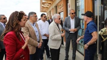 تطورات التشغيل التجريبي لمشروع تطوير المنطقة الأثرية للأهرامات