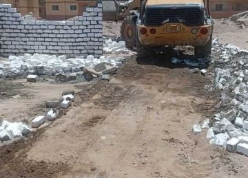 حملة مكبرة لإزالة التعديات على أراضي الدولة في مركز ومدينة أسوان