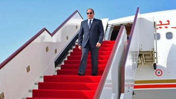 الرئيس السيسي يصل موسكو للمشاركة فى احتفالات عيد النصر