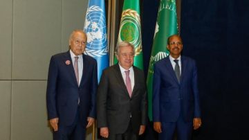 اجتماع ثلاثي بين رئيس مفوضية الاتحاد الأفريقي وأبو الغيط وجوتيرش بشأن السودان