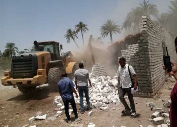 إزالة 58 حالة تعد خلال حملة مكبرة ضمن الموجة الـ26 بقنا