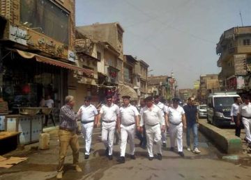 رفع 435 حالة إشغال في حملة مكبرة بشوارع مدينة فاقوس بالشرقية