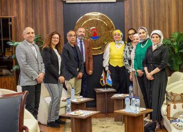 معهد تيودور بلهارس للأبحاث يستقبل وفدا رفيع المستوى من منظمة الصحة العالمية