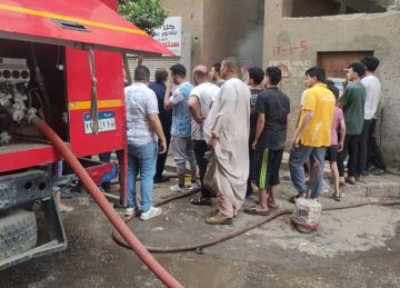حريق هائل يلتهم محل أحذية في المنيا (تفاصيل) حريق هائل يلتهم محل أحذية في المنيا (تفاصيل)