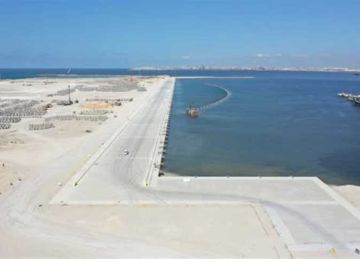  النقل تنشر أحدث صور جوية لمشروع إنشاء محطة تحيا مصر 2 متعددة الأغراض بميناء الدخيلة