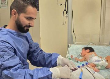 عمره 7 أيام .. فريق طبي ينقذ حياة طفل من موت محقق بشمال سيناء (تفاصيل) عمره 7 أيام .. فريق طبي ينقذ حياة طفل من موت محقق بشمال سيناء (تفاصيل)