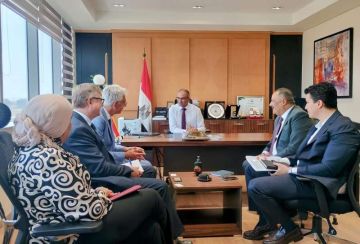 نائب وزير الإسكان يستقبل ممثلي الوكالة الألمانية للتعاون الدولي لبحث مجالات التعاون نائب وزير الإسكان يستقبل ممثلي الوكالة الألمانية للتعاون الدولي لبحث مجالات التعاون