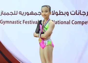 جوري مصطفى تتوج بذهبية بطولة الجمهورية لـ جمباز الأيروبك جوري مصطفى تتوج بذهبية بطولة الجمهورية لـ جمباز الأيروبك