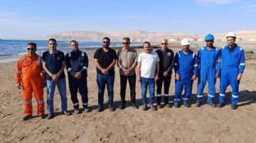 محافظ جنوب سيناء يتابع جهود احتواء أزمة التلوث في أبورديس