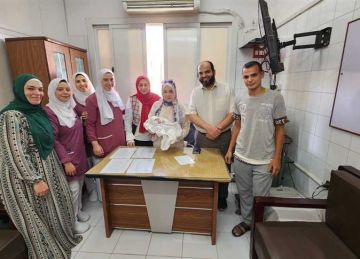 فريق طبي ينقذ حياة رضيع ولد بأمعاء خارجية بمستشفى ميت غمر في الدقهلية