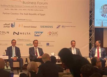 خلال المنتدى العربي الألماني ببرلين.. أشرف منصور: مصر بوابة إفريقيا.. ودورها محوريا في العالم العربي