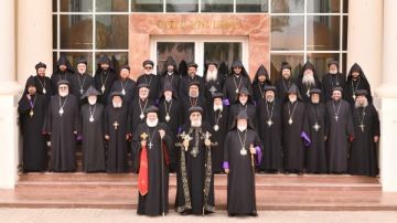 احتفالا بذكرى مجمع نيقية.. اجتماع ممثلي مجامع الكنائس الأرثوذكسية الشرقية بالشرق الأوسط في لوجوس