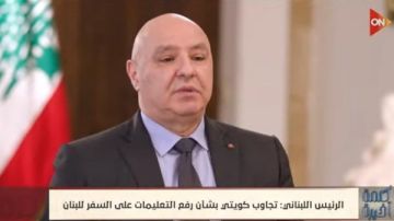 الرئيس اللبناني: أشكر مصر وشعبها ورئيسها .. فيديو