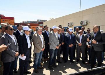 مدبولي يتفقد توسعات محطة الحاويات بشرق بورسعيد