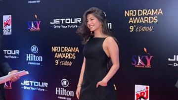 وصول انوشكا ومايان السيد لـحضور حفل توزيع جوائز كأس إنرجي للدراما وصول انوشكا ومايان السيد لـحضور حفل توزيع جوائز كأس إنرجي للدراما