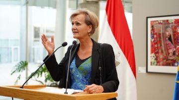 سفيرة الاتحاد الأوروبي بالقاهرة: مكتبة الإسكندرية شريك مهم فى مهرجان الفيلم الأوربي