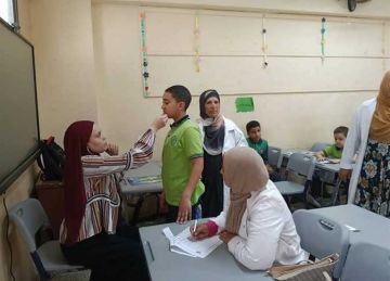 الكشف على 145 حالة في قافلة طبية لجامعة بنها بمدارس القليوبية الكشف على 145 حالة في قافلة طبية لجامعة بنها بمدارس القليوبية