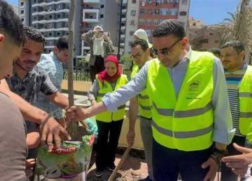 بطول 1500 متر.. انطلاق مبادرة بشبابها هنشجرها لزراعة كورنيش بحر مويس بالزقازيق