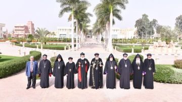 لقاء بطاركة الكنائس الأرثوذكسية الشرقية بالشرق الأوسط في مركز لوجوس بوادي النطرون