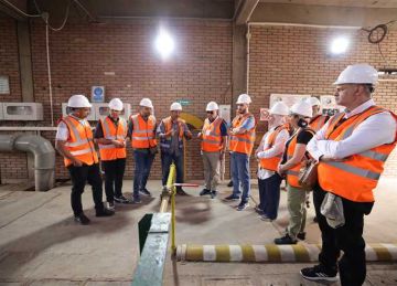 محطة مياه روض الفرج تستقبل وفدا من وكالة التعاون الدولي الألماني GIZ (صور)