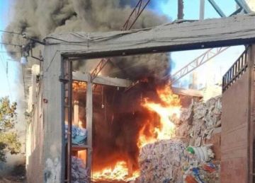 التحريات الأولية لحريق مخزن الخانكة : ماس كهربائي السبب