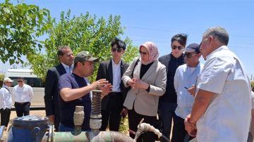 الوفد الحكومي الأوزبكي يتفقد مشروعات جهاز مستقبل مصر بعد لقائهم وزير الزراعة