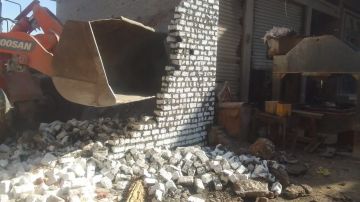 إزالة 12 حالة تعدي على الأراضي الزراعية بالشرقية